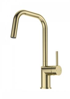 Смеситель для кухни Wonzon & Woghand WW-6018-BG с выдвижным изливом брашированное золото Смеситель для кухни Wonzon & Woghand WW-6018-BG с выдвижным изливом брашированное золото
