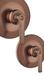 Встраиваемый смеситель Swedbe Terracotta Art 2522 с подключением на один выход бронза