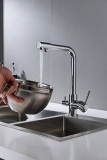 Смеситель для кухни Shevanik S328 с подключением фильтра хром Смеситель для кухни Shevanik S328 с подключением фильтра хром