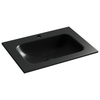 Раковина Ceramicanova Грация (Grace) CN7011MB 61 см чёрный матовый