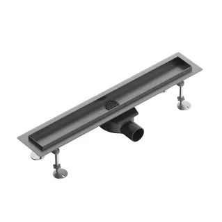 Душевой лоток Wonzon & Woghand WW-651600T-BGM 60 см тёмный графит