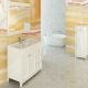 Comforty Тумба-умывальник "Тбилиси-90" белый глянец с раковиной Comforty XD-F90