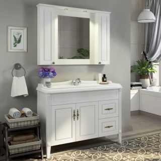 Comforty Тумба-умывальник "Палермо-120" белый глянец с раковиной Comforty 3312 Comforty Тумба-умывальник "Палермо-120" белый глянец с раковиной Comforty 3312