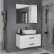 Зеркало-шкаф Comforty Амстердам-95 белый