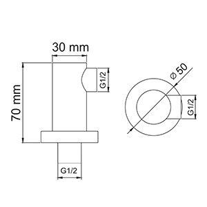 Wasserkraft A021 Подключение шланга
