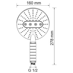 Wasserkraft A059 Лейка 3-функциональная
