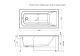 Акриловая ванна Aquanet Bright 145x70 см