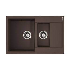 Мойка кухонная Omoikiri Daisen 78-2-DC Artgranit/темный шоколад
