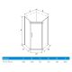 Душевой уголок Erlit Comfort ER10110V-C1 (1000x1000x2000) Душевой уголок Erlit Comfort ER10110V-C1 (1000x1000x2000)