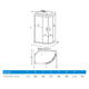 Душевая кабина Erlit Comfort ER4512PL-C4 (1200x800x2150)