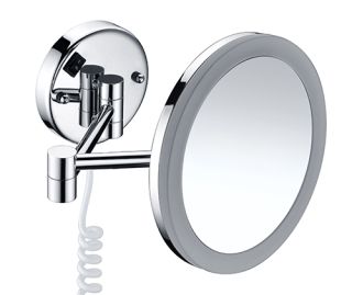 Wasserkraft K-1004 Зеркало с LED-подсветкой 3-х кратным увеличением Wasserkraft K-1004 Зеркало с LED-подсветкой 3-х кратным увеличением