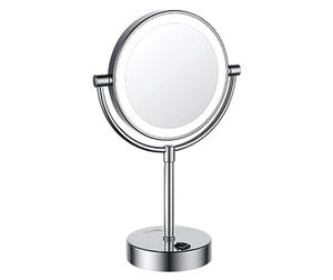 Wasserkraft K-1005 Зеркало с LED-подсветкой двухстороннее стандартное и с 3-х кратным увеличением
