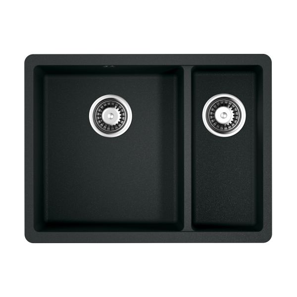 Мойка кухонная Omoikiri Kata 55-2-U-BL Artgranit/черный Мойка кухонная Omoikiri Kata 55-2-U-BL Artgranit/черный
