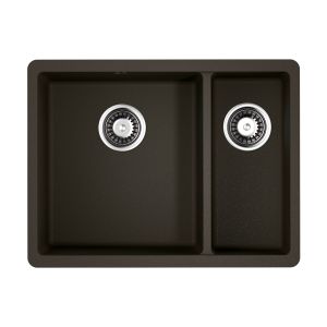 Мойка кухонная Omoikiri Kata 55-2-U-DC Artgranit/темный шоколад