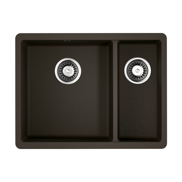 Мойка кухонная Omoikiri Kata 55-2-U-DC Artgranit/темный шоколад