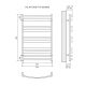 Полотенцесушитель водяной Lemark Atlantiss П10 LM32810R 500x800