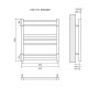 Полотенцесушитель водяной Lemark Unit П7 LM45607 500x600
