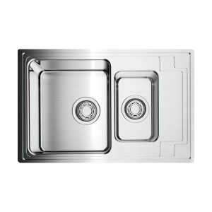 Мойка кухонная Omoikiri Mizu 78-2-IN универсальная/нерж.сталь
