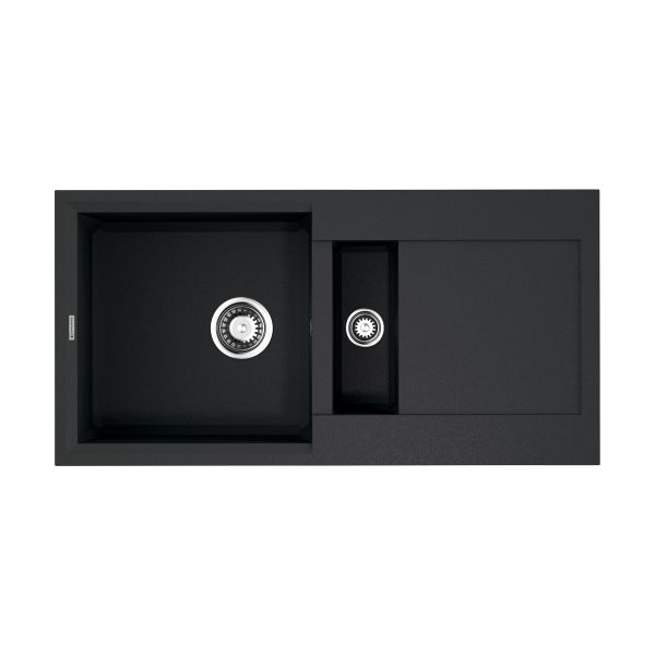 Мойка кухонная Omoikiri Sakaime 86-2-BL Tetogranit/черный