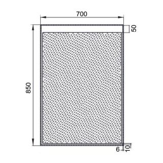 Зеркало Aquanet Палермо 7085 LED 70x85x3.2 см