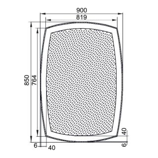 Зеркало Aquanet Тоскана 9085 LED 90см