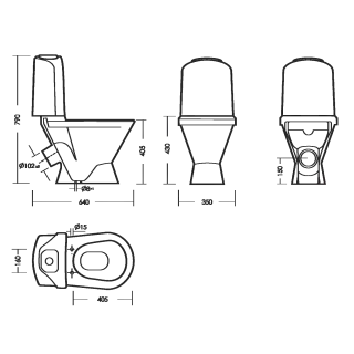 Унитаз  Sanita luxe Classic Comfort  WC.CC/Classic/2-DM/WHT.G/S1 белый Унитаз  Sanita luxe Classic Comfort  WC.CC/Classic/2-DM/WHT.G/S1 белый