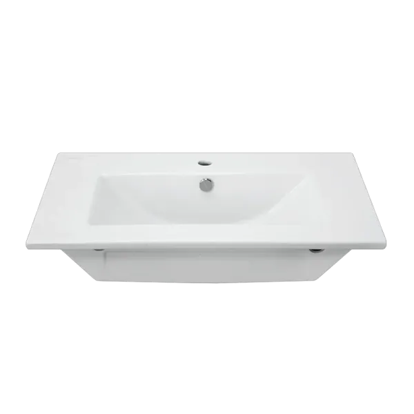 Раковина Sanita Luxe Quadro WB.FN/Quadro/75-C/WHT.G/S1 75 см