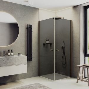 Душевой уголок MaybahGlass MGY-1300-2 90x90см бронза