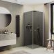 Душевой уголок MaybahGlass MGY-1300-5 90x90см хром матовый
