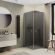 Душевой уголок MaybahGlass MGY-1299-5 90x90см хром матовый