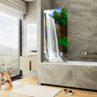 Шторка на ванну MaybahGlass ФП007 MGV-928-ФП007-6 60см фотопечать Шторка на ванну MaybahGlass ФП007 MGV-928-ФП007-6 60см фотопечать
