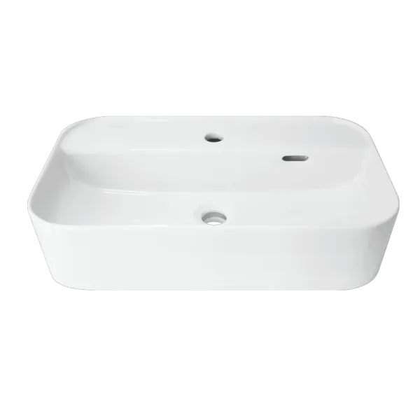 Раковина Sanita Luxe Infinity Shelf  WB.CT/Infinity/60-C.Shelf/WHT.G/S1 60 см