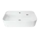Раковина Sanita Luxe Infinity Shelf  WB.CT/Infinity/60-C.Shelf/WHT.G/S1 60 см