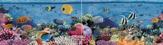 Керамогранит Ceradim Дэк Риф Панно (панно из 2-х шт) КПН16Reef, х9999042256, 25х90, разноцветный