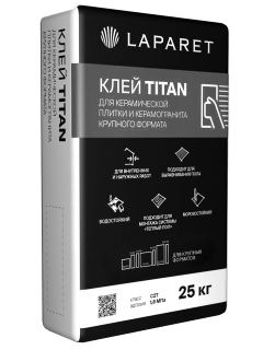 Плиточный клей Laparet Titan 25 кг, х9999286740, серый