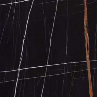 Керамогранит Kerranova Marble Trend K-1004/MR/ Nero Dorato, х9999280562, 60х60, черный