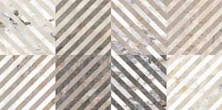 Керамогранит Vitra Marble-X Декор Геометрический Микс K949797LPR01VTE0, БП000014895, 30х60, многоцветный