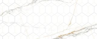 Керамогранит Laparet Шампань Декор, х9999284120, 20х50, белый