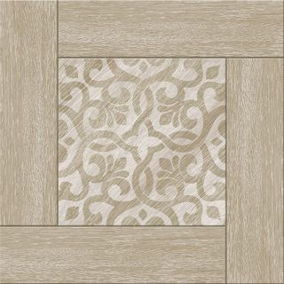 Керамогранит Vitra Grace Frame French Oak Декор (K944274), БП000014984, 45х45, бежевый