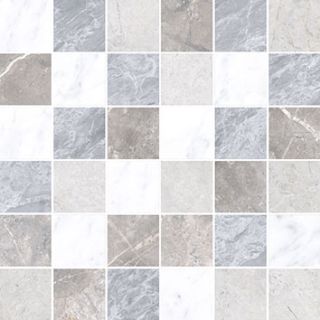 Керамогранит Vitra Marmori Мозаика Микс K946576LPR, БП000015005, 30х30, бежевый, белый, коричневый, серый