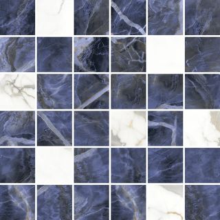 Керамогранит Laparet Лаурэль Мозаика микс, х9999287128, 29,7х29,7, синий