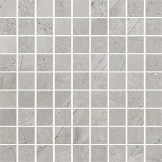 Керамогранит Kerranova Марбл Тренд Мозаика K-1005/LR/m01/ Limestone, х9999215602, 30х30, серый