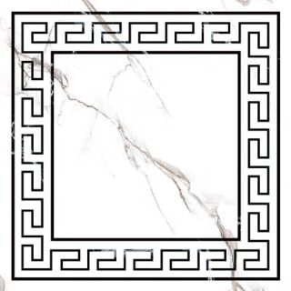 Керамогранит Grasaro Classic Marble Декор G-270/G/d01/, БП000010860, 40х40, белый
