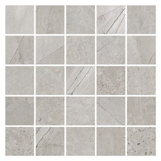 Керамогранит Kerranova Marble Trend Мозаика K-1005/SR/m14/ Limestone, х9999128388, 30,7х30,7, серый