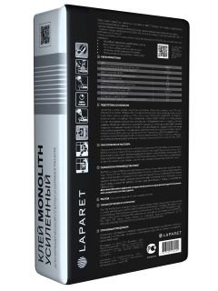Плиточный клей Laparet Монолит/Monolith Усиленный 25кг, х9999286739, серый