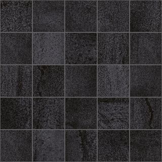 Керамогранит Laparet Металлика Декор мозаичный чёрный MM34034, х9999219774, 25х25, черный