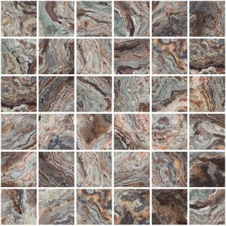Керамогранит Laparet Бруни Мозаика, х9999219620, 30х30, коричневый