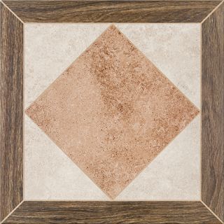 Керамогранит Cersanit Persa Wood Frame (C-PE4R452D), х9999078776, 42х42, бежевый, коричневый
