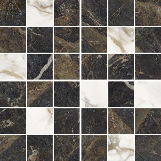 Керамогранит Laparet Канзас Мозаика микс, х9999287132, 29,7х29,7, коричневый
