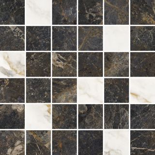 Керамогранит Laparet Канзас Мозаика микс, х9999287132, 29,7х29,7, коричневый